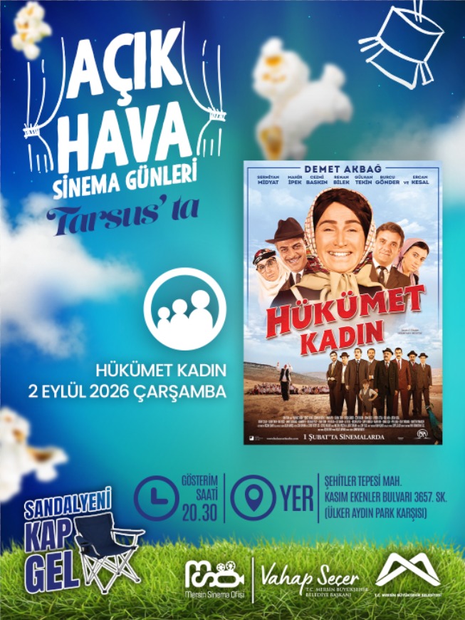 Mersin Metropolitan Municipality’s Open-Air Cinema Comes to Tarsus
