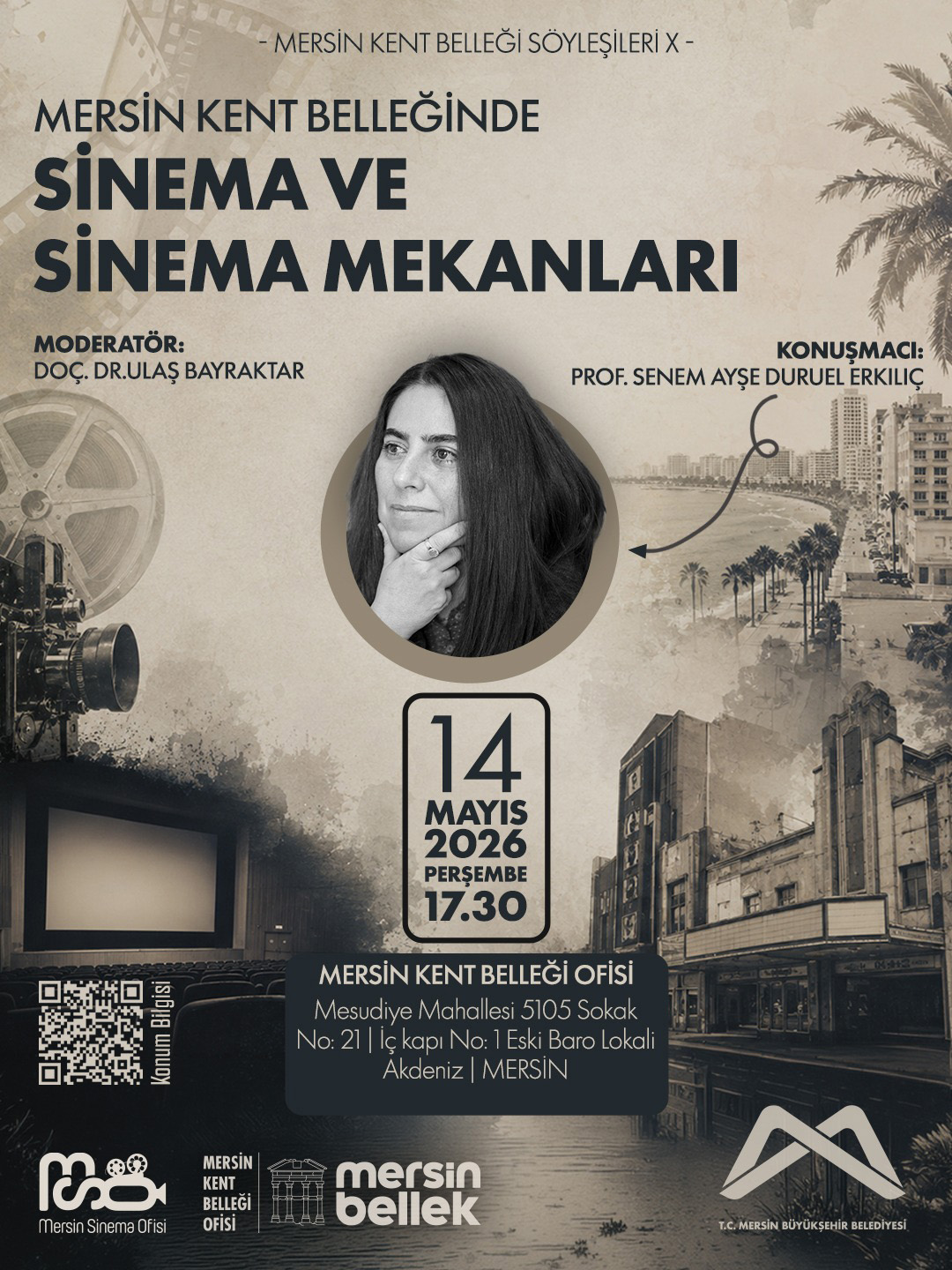 Cinema and Film Venues Discussion Held at the Mersin City Memory Office