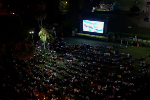 Mersin Sinema Ofisi Açık Hava Sinema Gösterimlerinde Bu Kez Çocuklar Açık Havada Sinema Deneyimi Yaşadı
