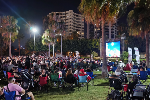 Mersin Sinema Ofisi Açık Hava Sinema Gösterimlerinde Bu Kez Çocuklar Açık Havada Sinema Deneyimi Yaşadı