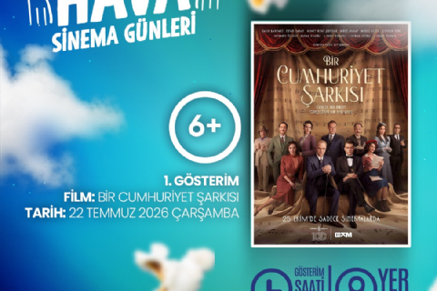 Open-Air Cinema Nights Begin in Mersin